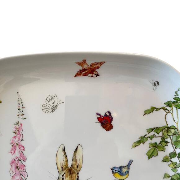 NEW Beatrix Potter Peter Rabbit Melamine Easter Dinner Plates 10" Set of 4 - Picture 7 of 14